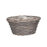 Basket Korv Wellton mix grey/white d24cm, h12cm