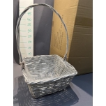 Basket Korv hall kandiline sangaga 30x30cm, h16(43)cm
