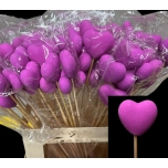 Stick Heart 60/4 violet
