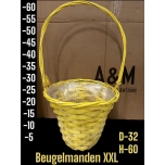 Basket Korv Yellow Ø36cm h60cm