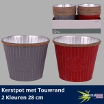 Zincpot mix red/gray