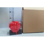 Deco heart roses red