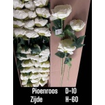 Kunstlill Pionrose white d10 h60