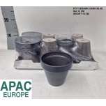 Cer Pot Dark Blue Ø12 h10cm