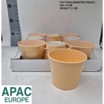 Cer Pot Phalaenopsis Small Peach Ø13 h11cm