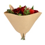 Hoes 35x35cm Angelo 45gr bruin gestreept kraft 500 Kimbuümbris pk