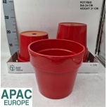 Pot red d24