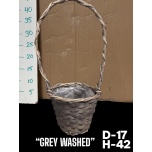 Basket Korv Grey sangaga Ø17 h42cm