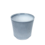 Cer Pot delphi ø12xh11cm blue / gray gloss