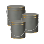 HAMILTON HAT BOX SO3 LND GREY 3TK
