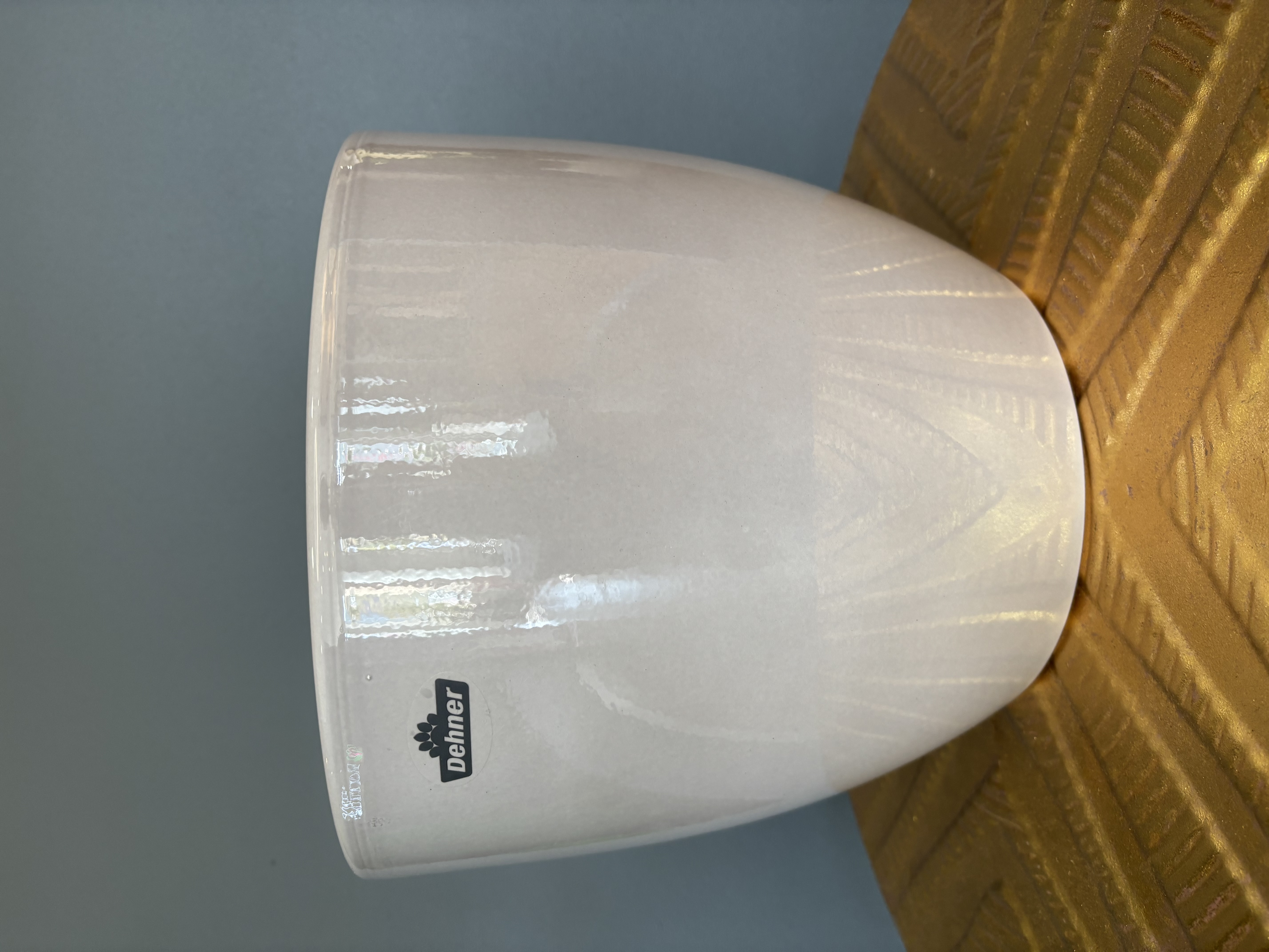 Cer Pot Light Grey Ø28 h25cm