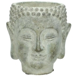 Planter Cement Grey Buddha 12.5x11.5x13.5cm