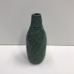 Keraamiline vaas Vase Porcelain Green 8.5x8.5x19.5cm