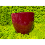 Cer Pot TUSCA RED läikiv punane d14cm h13cm