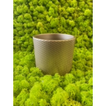 Cer Pot ERA RELIEF d10.5cm h 10cm Kuldne