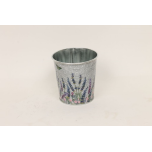 Zinc Pot ´Lavender´ ø10 h10cm