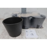 Cer Pot Black Ø13 h11cm (DEF)