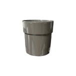 Cer Pot Grey Ø13 h12,5cm