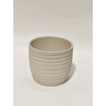Cer Pot Cream Ø13 h12cm