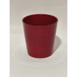 Cer Pot Endless Hearts Red Ø12,5 h13cm