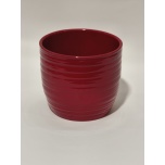 Cer pot Bergamo red Ø13cm h11,5cm