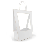 Bag Medaillon White - M - (14x23x38cm) 1TK