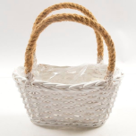 Basket Korv oval Kiran Ø 28*15 H 15*31 white