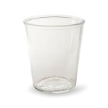 Glass Pot Mikey Clear Ø14,5 h16,5cm	