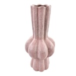Vase Ceramics Trumpet Lavender-Pink Ø16 h35cm
