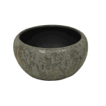 Cer Pot Sparkling Green Bowl Ø19 h10cm