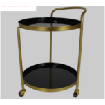 Cabinet Metal Black 57x51x74cm