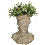 Planter Lady Concrete Gold 24x16.5x29.5cm