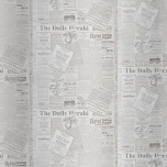 Film FrostPrint Kile Newspaper GREY 0,80x50m