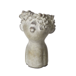 Planter HERMES HEAD 11.5X11.5X18CM