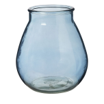 ELENA VASE BLUE 20x22CM
