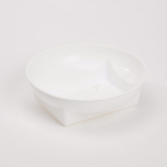 Bowl Square/Round Plastvahu Alus WHITE Ø15,50cm 1tk