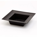 Bowl Designer Square Plastvahu Alus BLACK 26x26cm 1tk