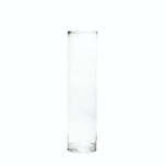 Vase Tall Glass Cylinder CLEAR Ø15 h60cm