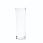 Vase Tall Glass Cylinder CLEAR Ø20 h60m