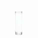 Vase Tall Glass Cylinder CLEAR Ø15 h50cm