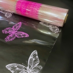 Film Clear Kile Butterfly PINK/HOT PINK 0,80x100m