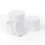 Symphony Hat Boxes WHITE 3TK