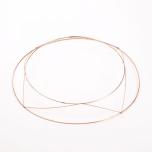 Wire Ring Raised Traadist Pärjapõhi COPPER Ø31cm