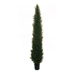 PLASTIC CONICAL CYPRESS TREE 210CM