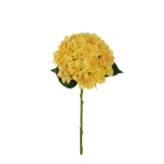 JULIET HYDRANGEA W/3 LVS, HEAD D. 18 CM, FLOWER D. 4,5 CM, 50 CM