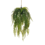 ARECA & MIXED FERN GIANT HANGING LAMP - Green, Ø45cm - IRON STRUCTURE