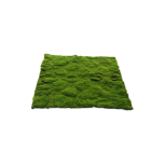 MOSS MAT WAVY - Green, 100x100cm - ARTIFICIAL