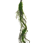 CORED LIANA BUNDLE W/MOSS & TWIGS, 150 CM