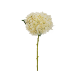 JULIET HYDRANGEA W/3 LVS, HEAD D. 18 CM, FLOWER D. 4,5 CM, 50 CM