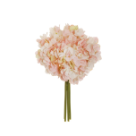 HYDRANGEA JULIET BUNDLE - Light Pink/Cream, 35cm